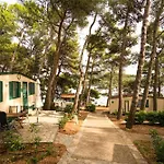 Mobile Homes In Camp Kovacine, Cres, With Long Pebble *
