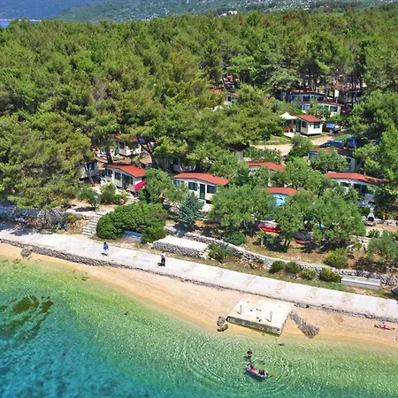 Mobile Homes In Camp Kovacine, Cres, With Long Pebble * Cres
