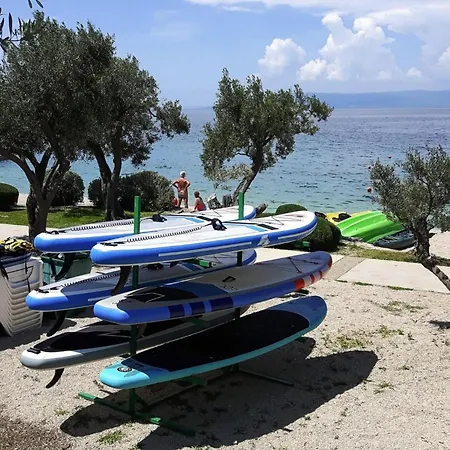 Mobile Homes In Camp Kovacine, Cres, With Long Pebble