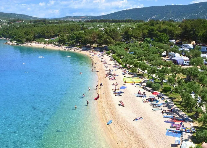 Mobile Homes In Camp Kovacine, Cres, With Long Pebble Prázdninový dům