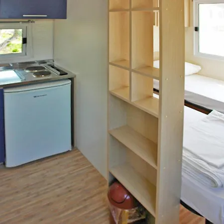 Mobile Homes In Camp Kovacine, Cres, With Long Pebble *