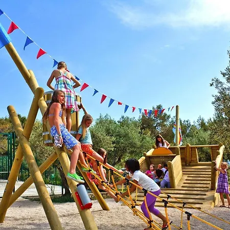 Mobile Homes In Camp Kovacine, Cres, With Long Pebble