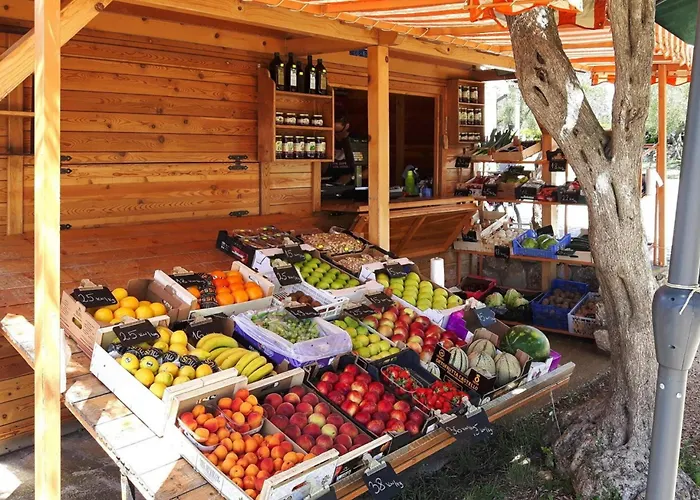 Mobile Homes In Camp Kovacine, Cres, With Long Pebble Cres